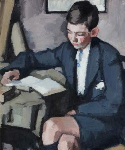 Peploe, Samuel John, 1871-1935; Boy Reading
